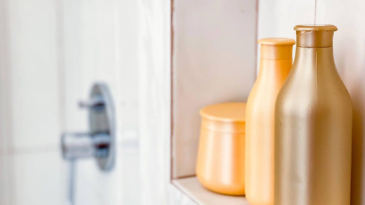 HDBE plastic shampoo