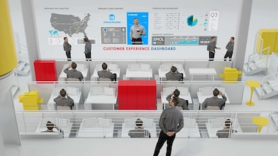 Presentation on screen