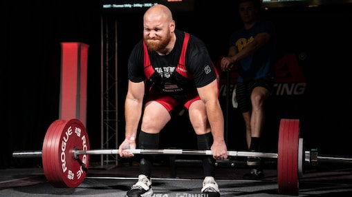 Elliot Carnevale powerlifting heavy weights