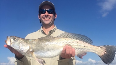 Vincent Kubeczka holding big fish