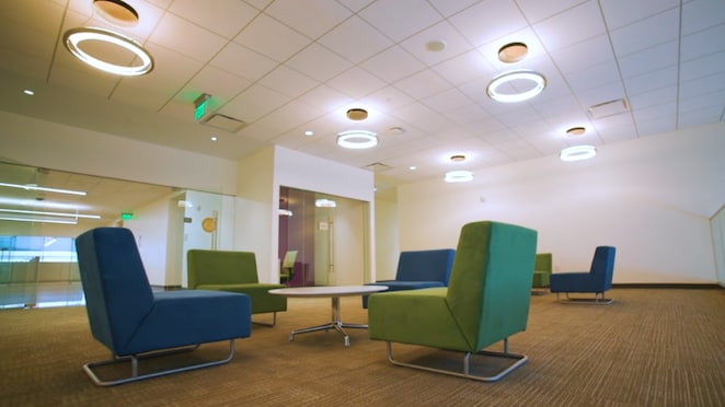 A sneak peek inside the recently-finished building