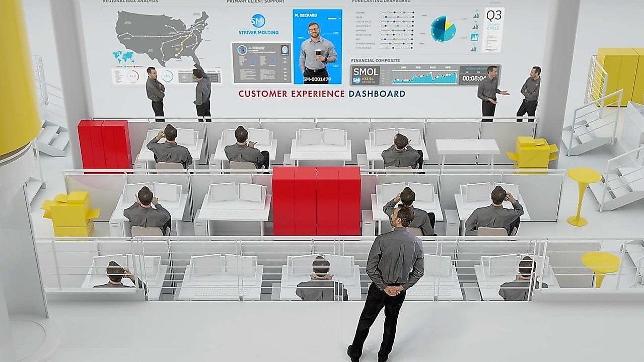 Presentation on screen