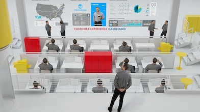 Presentation on screen