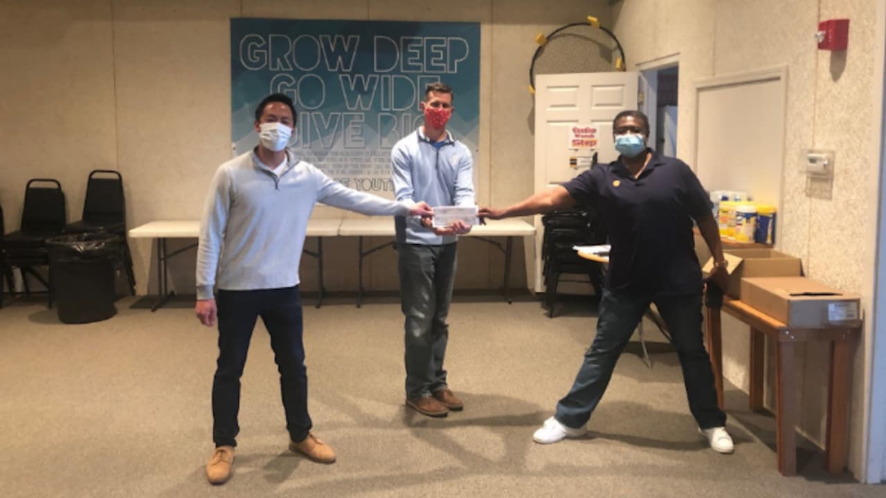 Donating to the YMCA of Beaver County.