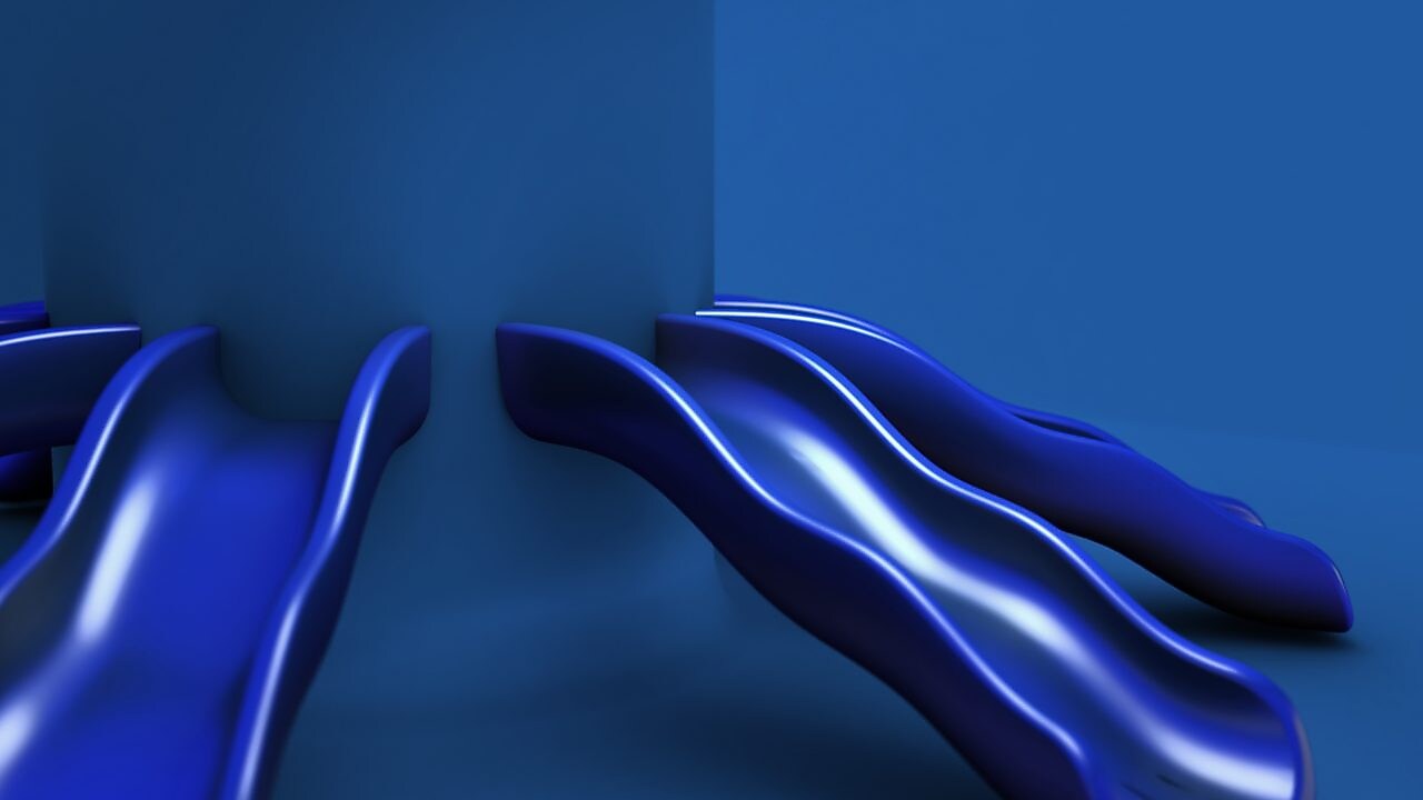 3D depiction of slide
