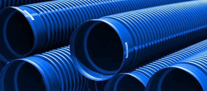 3D depiction of plastic pipe