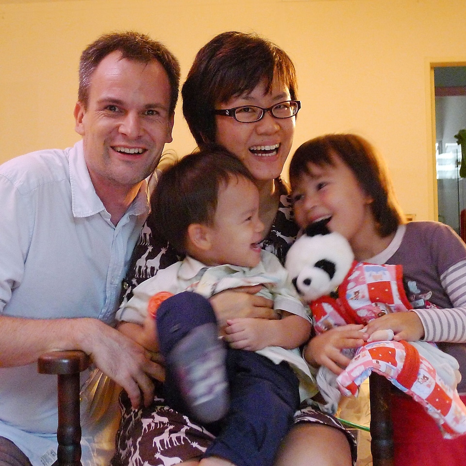 Joyce Loh with her family