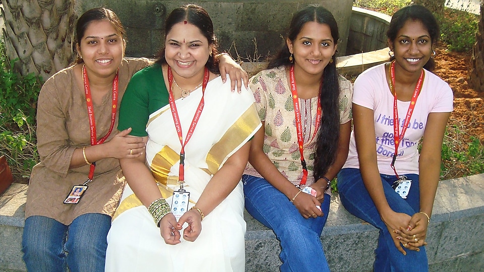 Subapriya Guruprasad and her team at the Cash Management event