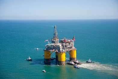 Mars Olympus being shipped out to the Gulf of Mexico