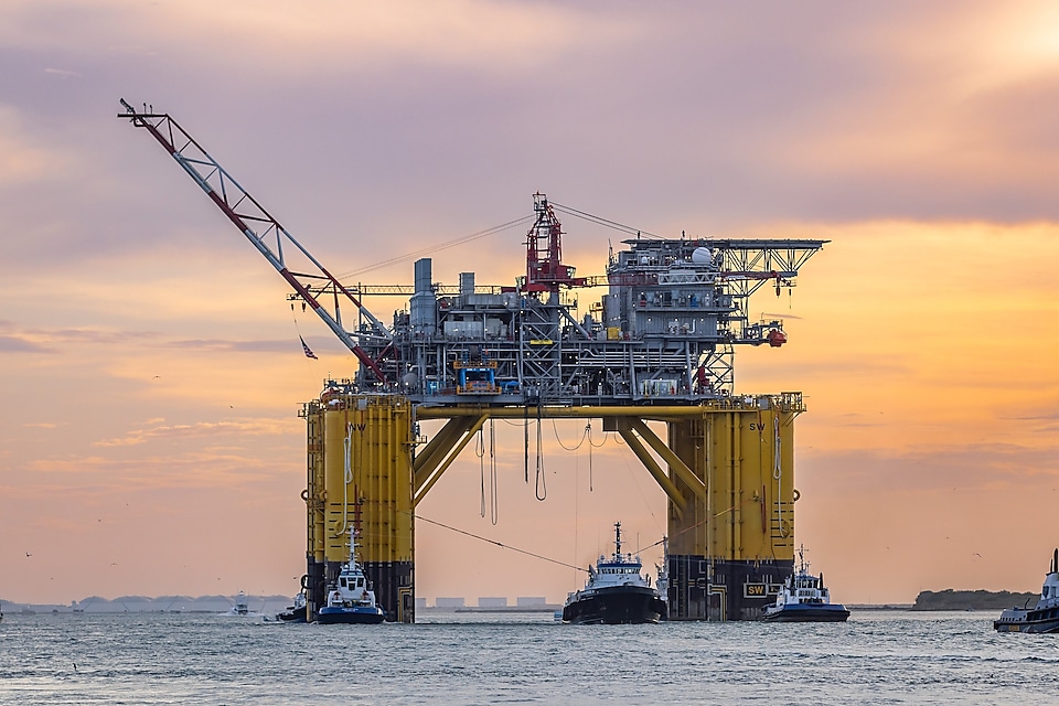 An image of first oil at Vito, Shell’s 13th deep-water development within the Gulf of Mexico