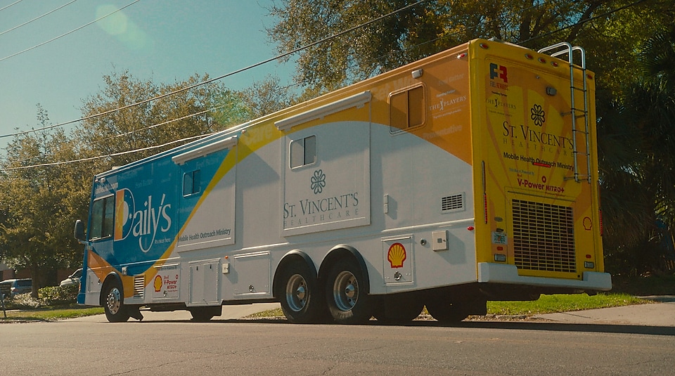 Shell wholesaler Aubrey Edge partnered with St. Vincent’s Mobile Healthcare to provide meaningful healthcare for children and families.