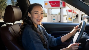 Woman using digital tablet at the cafe