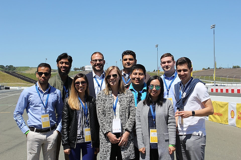Last year’s Challenge winners from Texas State University attended Powering Progress Together and Make the Future California 2018.