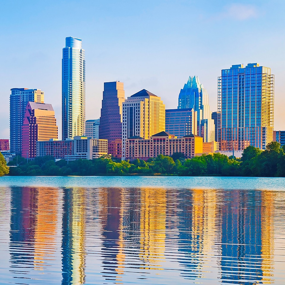 Austin Texas skyline and SXSW 2023