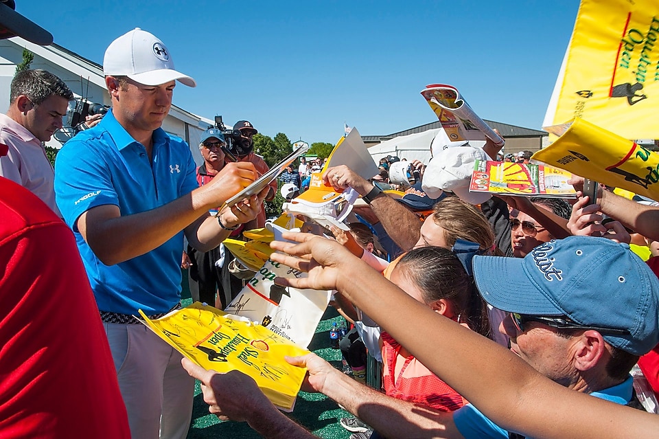 Jordan Spieth at the 2016 Shell Houston Open. 